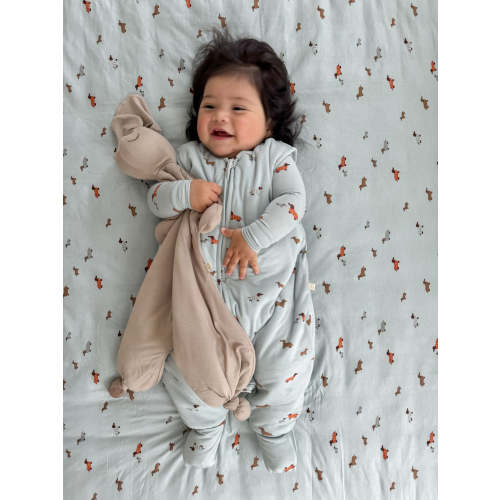 Woof Sage 1.0 TOG Bamboo Viscose Footie Sleep Sack | günamüna