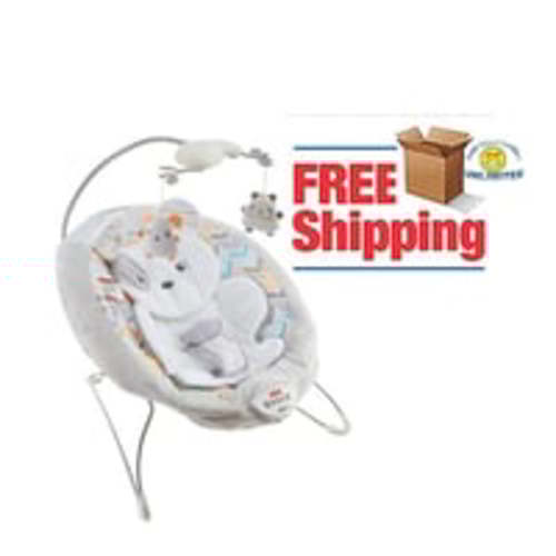 Fisher-Price Snugapuppy Deluxe Bouncer / Swing, Portable Bouncing Baby Seat