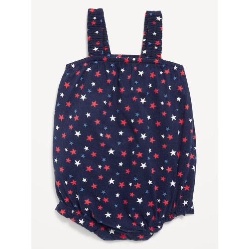 Printed Sleeveless One-Piece Romper for Baby