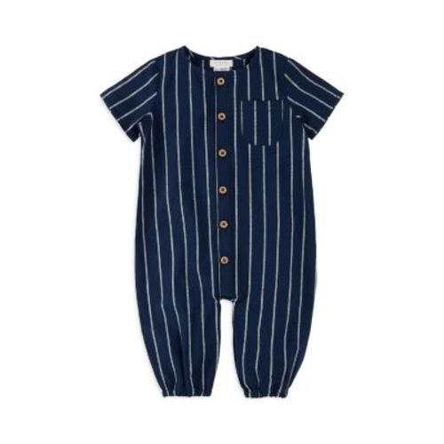 Boys' Striped Cross Hatch Coverall - Baby