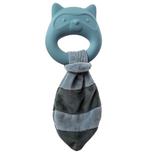 Mary Meyer Teething Toys Leika Silicone Baby Teether for Babies 0-12 Months, 9-Inches, Little Raccoon