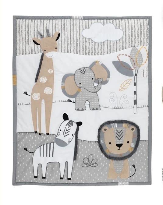 Jungle Safari 6-Piece Baby Crib Bedding Set