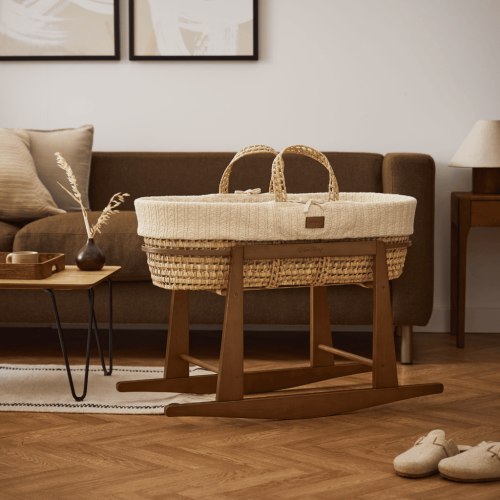 Moses Basket Bundle - Little Green Sheep