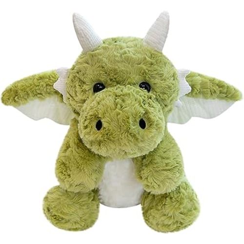 Little Flying Dragon - Cute Stuffed Animal Plush Toy - Adorable Soft Dragons Toy Plushies and Gifts - Perfect Present for Kids (Green,7.87in/20cm)