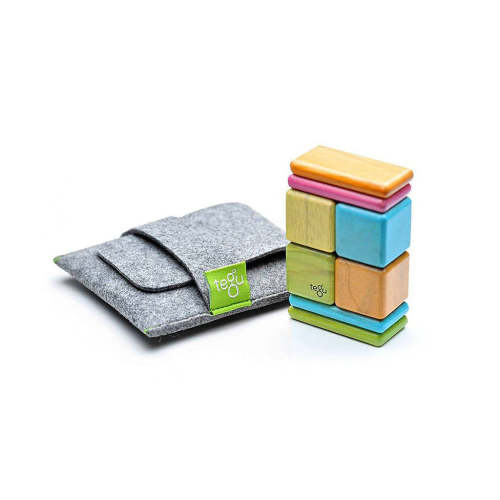 Tegu Magnetic Blocks Travel Toy For Kids Original Pocket Pouch