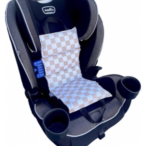 Original Car Seat Cooler Washable Insulated Ice Pack Infant Car Seat Cooling Cushion Mat for Hot Weather Multifunctional Baby Cooling Pad (Lightning)
