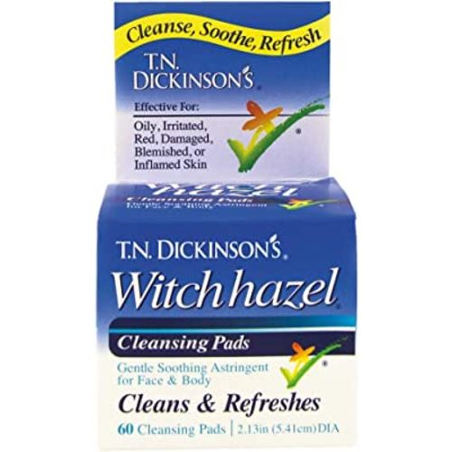 T.N. Dickinson's Witch Hazel Cleansing Pads, 60 Count