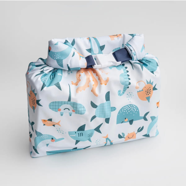 Roll Top Space Saver Water Resistant Small Wet Bag Travel Storage Bag