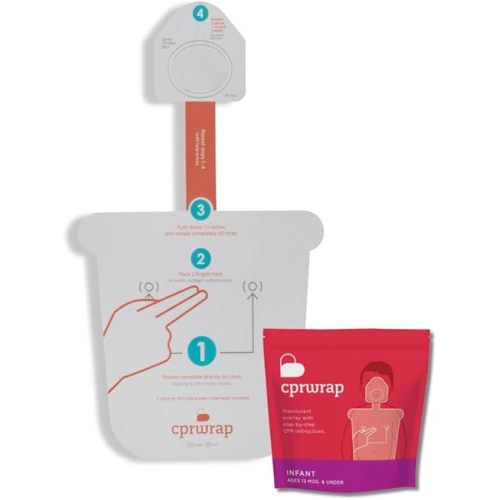CPRWrap - Infant Size CPRWrap Aid, for Ages 12 Mos & Under