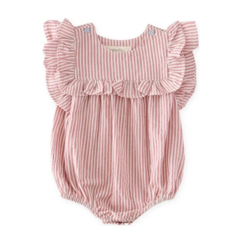 Seersucker Flutter One-Piece, Anchor Red - Pehr | Maisonette