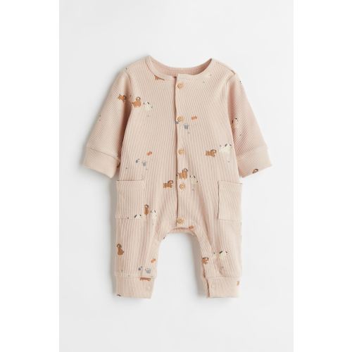 Ribbed Romper Suit