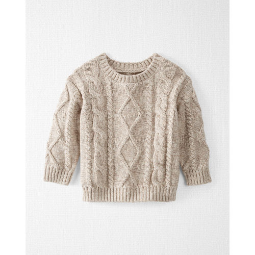 Baby Organic Cotton Cable Knit Sweater in Toasted Wheat
- Little Planet | Carter's