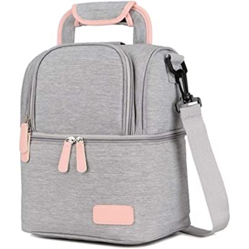 Meichoon Breast Milk Baby Bottle Cooler Bag/Waterproof Baby Milk Bag Freezer/Mommy Travel Backpack/Portable Thermal Insulated Lunch Box for Women Men Kids Large Capacity Handbag
