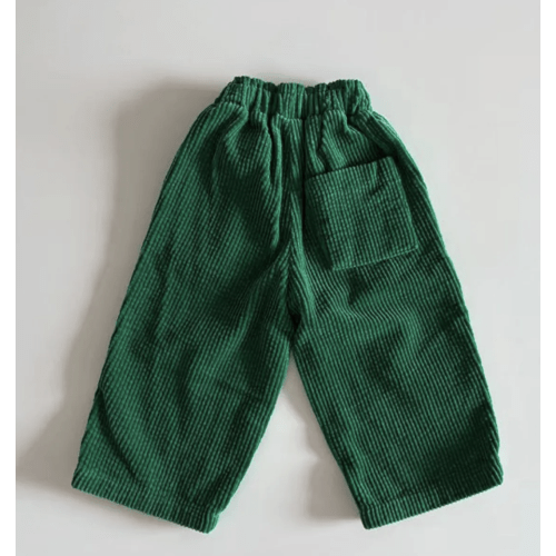 Baby & Kids Solid Color Corduroy Casual Pants
