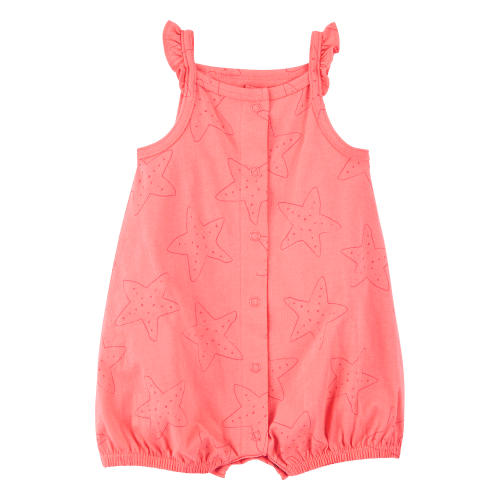 Baby Starfish Snap-Up Cotton Romper - Carter's | Carter's