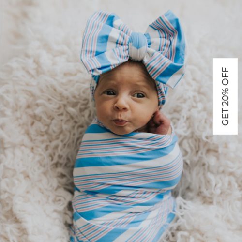Fresh Stripes Swaddle Blanket Set