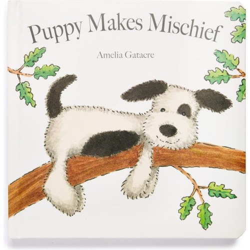 Jellycat 'Puppy Makes Mischief' Board Book