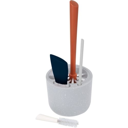 Boon Mod Replacement Baby Bottle Brushes - Includes Bottle Cleaner Brush, Straw Cleaner Brush, Nipple Brush and Detail Brush for Baby Bottles - Newborn Essentials - 4 Count