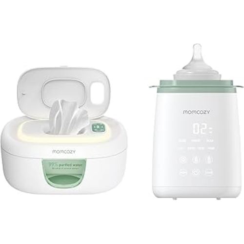 Momcozy Baby Wipe Warmer & Momcozy Bottle Warmer, Fast Bottle Warmers