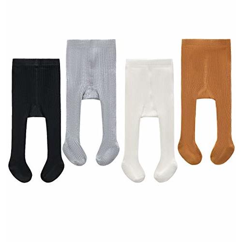 CECORC Baby Tights – Thick Toddlers Girl Leggings–Seamless Cable Knit Cotton Stockings – Infants Pantyhose 3/5 Pack…
