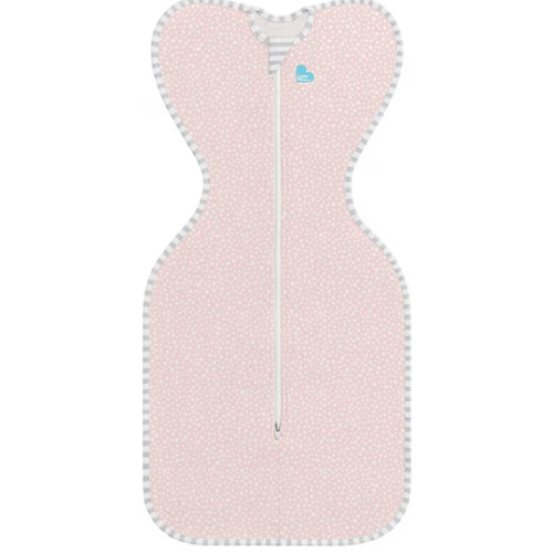 Love to Dream Swaddle UP, Silky-Lux 1.0 TOG, Super Soft and Luxurious 100% Viscose from Bamboo, Allow Baby to Sleep in Their Preferred Arms Up Position, Snug Fit Calms Startle Reflex, Pink, 8-13lbs