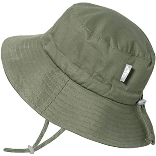 JAN & JUL Grow-with-Me Cotton Bucket Sun-Hat for Baby and Kids