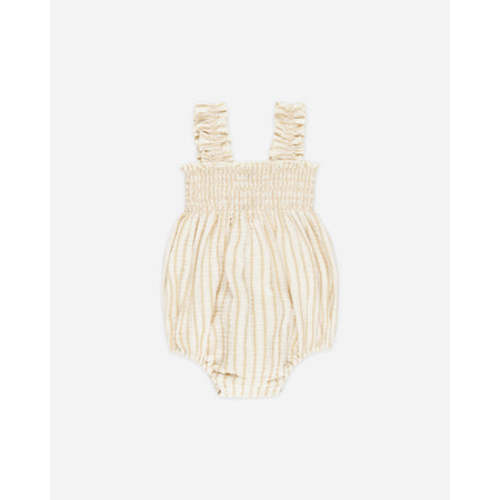Julia Romper || Marigold Stripe