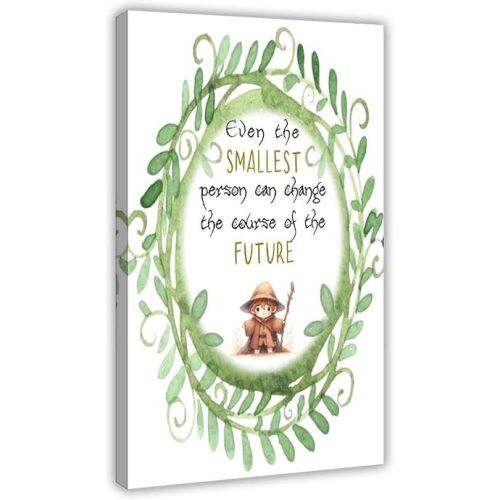 Little Boy Hobbit Nursery Poster Even The Smallest Person Watercolor Painting Wall Art Picture Print Canvas For Room Decor