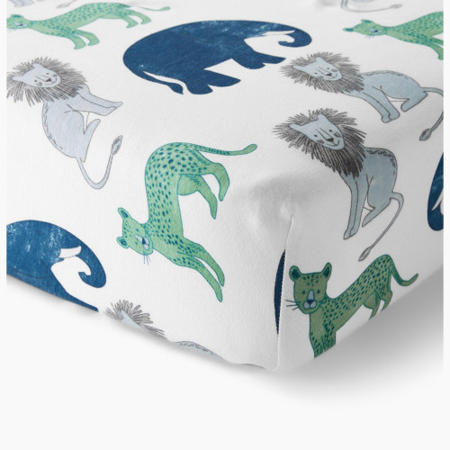 Carter's Little Planet Organic Cotton Standard Crib Sheet - Safari, OSZ