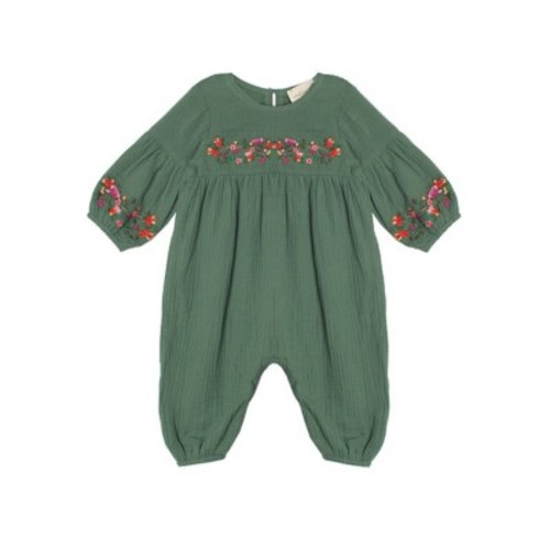 Baby Girls' Mabel + Honey Bella Long Sleeve Romper 3-6mo