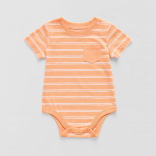 Okie Dokie Baby Boys Crew Neck Short Sleeve Bodysuit