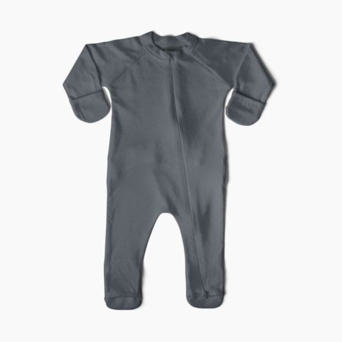 Goumi Kids Grow With You Footie - Loose Fit - Midnight, 6-12 M