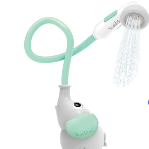 Elephant Baby Bath Shower Head | Yookidoo Newborn Toys in Tub Or Sink