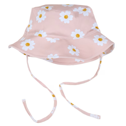 Petit Lem Girls Floral Bucket Hat - Pink