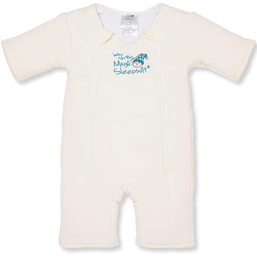Magic Sleepsuit Baby Merlin's Swaddle Transition Product - Cotton - Cream colour- for 6-9 Months baby