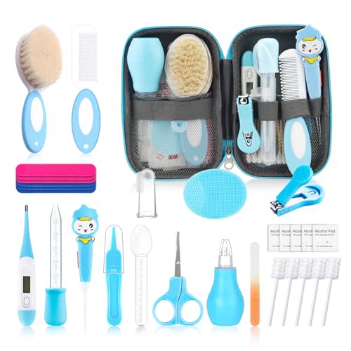 Baby Healthcare and Grooming Kit for Newborn Kids, 36PCS Upgraded Safety Baby Care Kit, Newborn Nursery Health Care Set, Baby Care Products