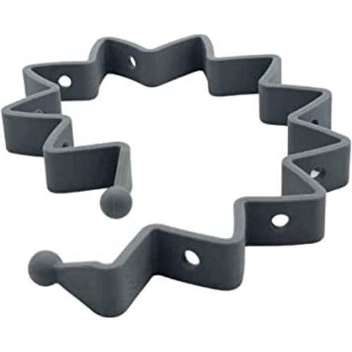 Busy Baby Toy Bungee - Dishwasher Safe Toy Strap - 100% Food-Grade Silicone (Pewter)