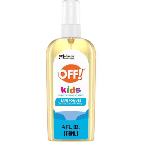 OFF! Kids Insect Repellent Spray, 100% Plant Based Oils, Safe for Use On Babies, Toddlers and Kids, 4 oz