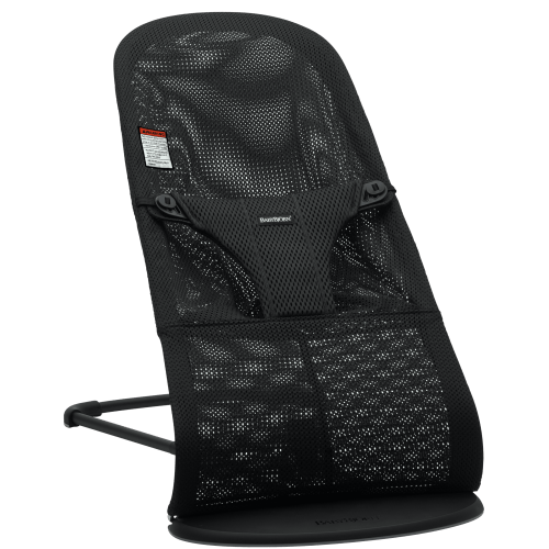 Bouncer Bliss: Black - Mesh - Black frame
