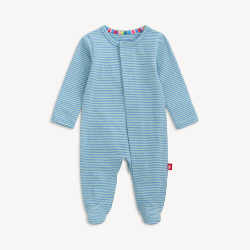 CloudStretch™ Magnetic Footie – Magnetic Me NB, Luna Stripe