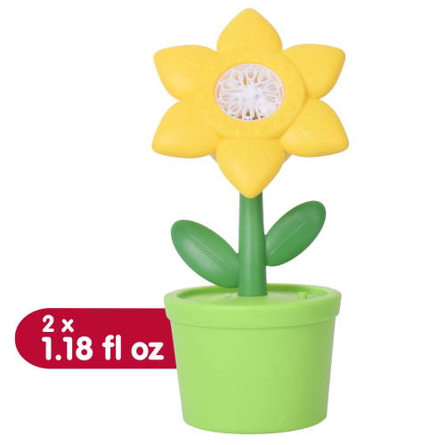 Play Day Bubble Sunflower Bubble Blowing Toy (3 ‘AA’ Batteries), Children Ages 3+