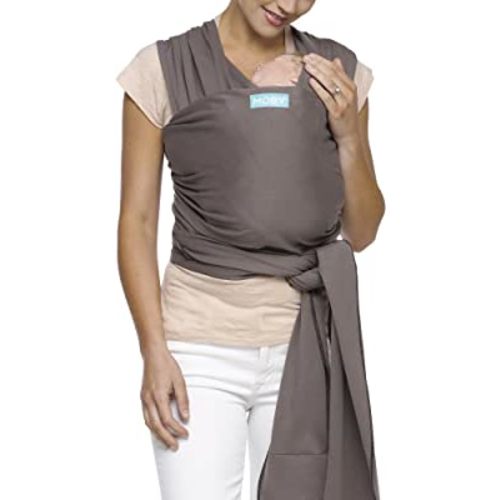 Moby Wrap Baby Carrier | Classic | Baby Wrap Carrier for Newborns & Infants | #1 Baby Wrap | Go to Baby Gift | Keeps Baby Safe & Secure | Adjustable for All Body Types | Perfect for Mom & Dad | Slate