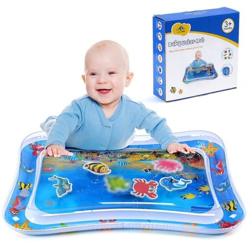 Magifire Tummy Time Water Mat For Infants 3-12 Months Old, Measures 27 Inches X 21 Inches, Water Mat For Babies, Water Play Mat