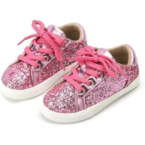 Kiderence Toddler Girls Sneakers Little Girls Running Sports Shoes(Toddler/Little Kids)