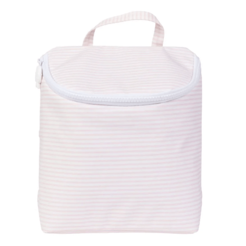 Apple Of My Isla, The Bottle Bag- Pink Stripe