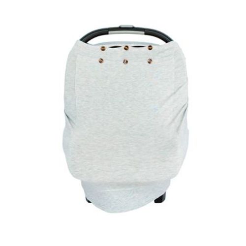 Snuggle Shield Luxe Protection Rayon From Bamboo Multi Use Antimicrobial Air Filtering Infant Car Seat/nursing Cover - Gray