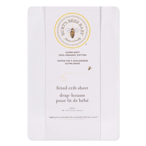 Solid Organic Cotton BEESNUG® Fitted Crib Sheet