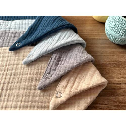 Muslin Bandana Bibs - Set of 4