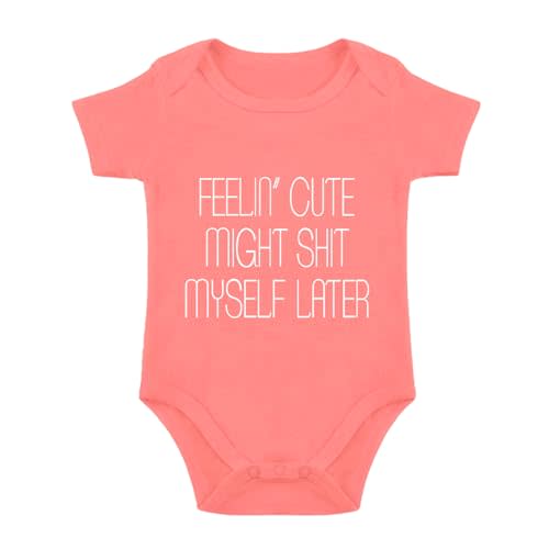 listery Funny Romper Cute Novelty Infant Baby Bodysuit Funny Baby infant Pregnancy Announcements