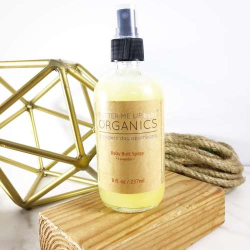 Organic Baby Butt Spray / Diaper Changing Spray / Organic Wipes / Eco Baby / Cloth Diaper Safe
